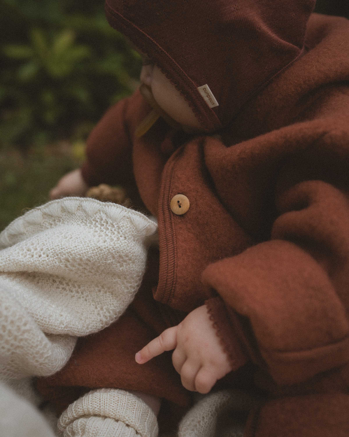 Overall Wollfleece - henna dune