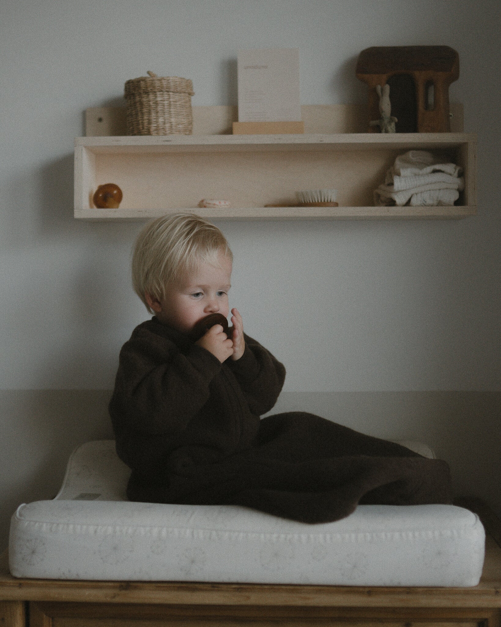 Slaapzak van wol-fleece - cocoa Ziloen©