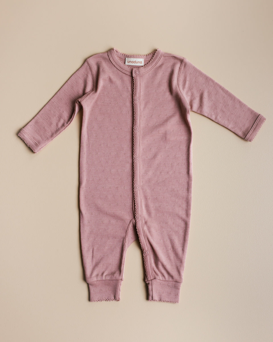 unaduna jumpsuit wol zijde cameo rose