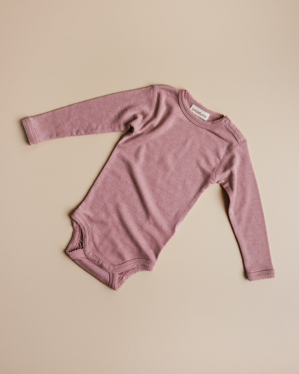 unaduna romper wol zijde cameo rose