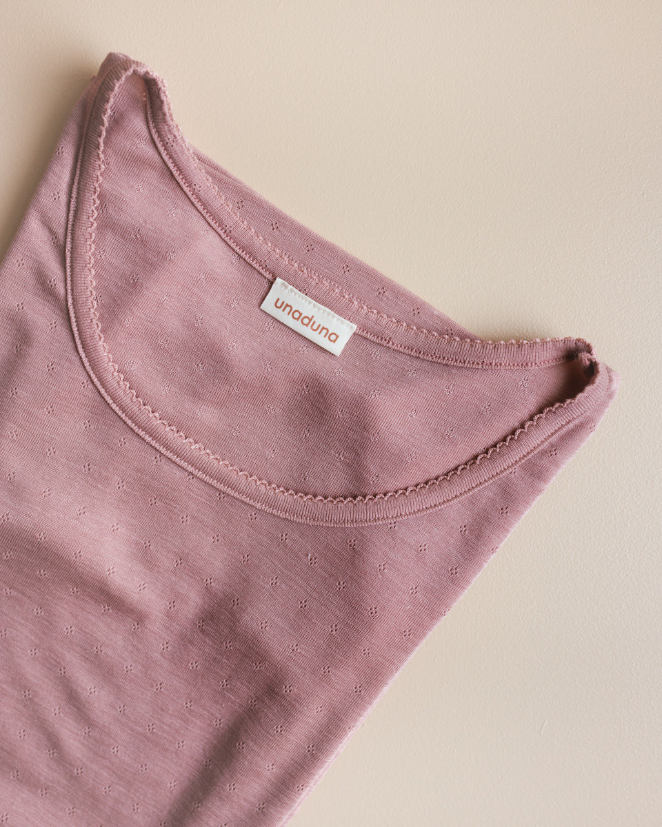 unaduna t shirt dames wol zijde