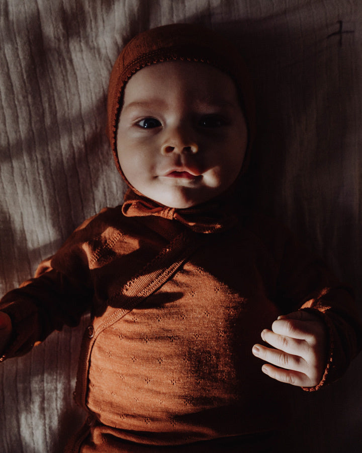Unaduna umber wool silk