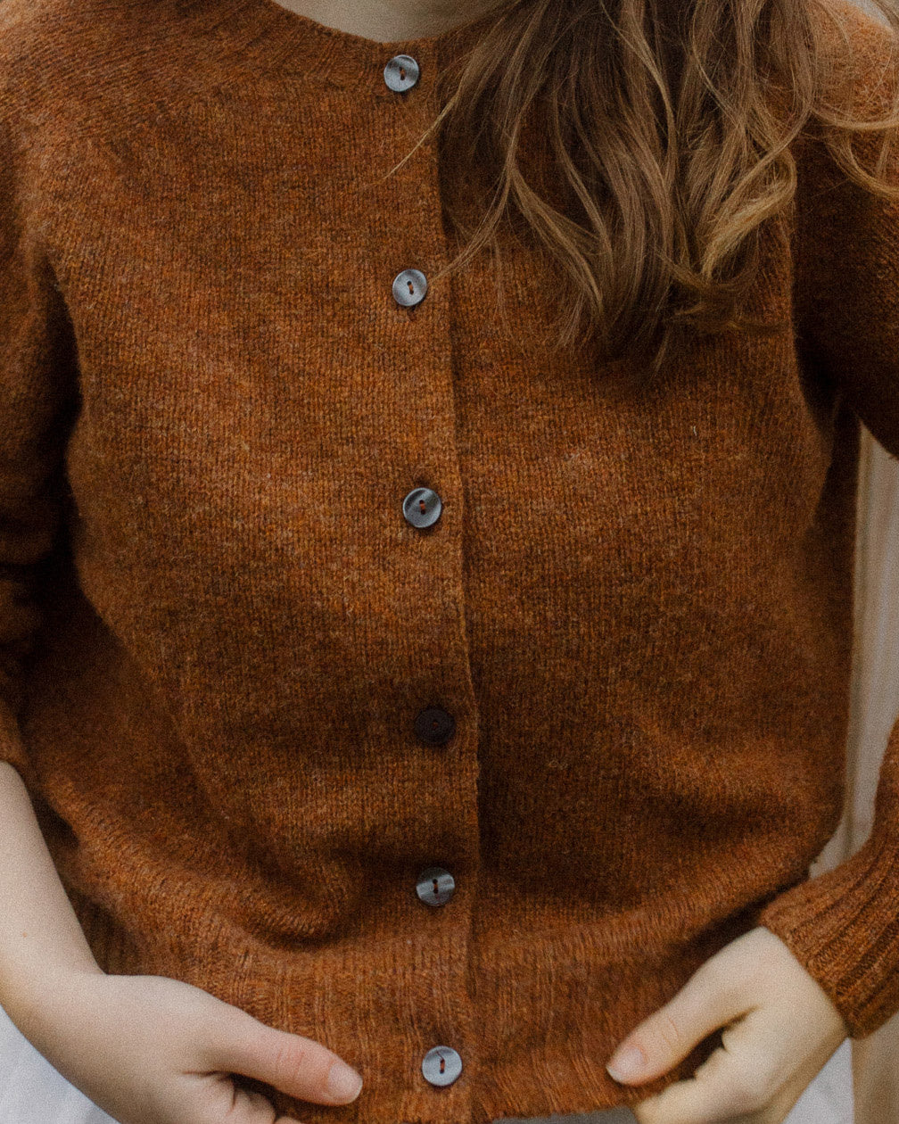 Unaduna vest dark umber