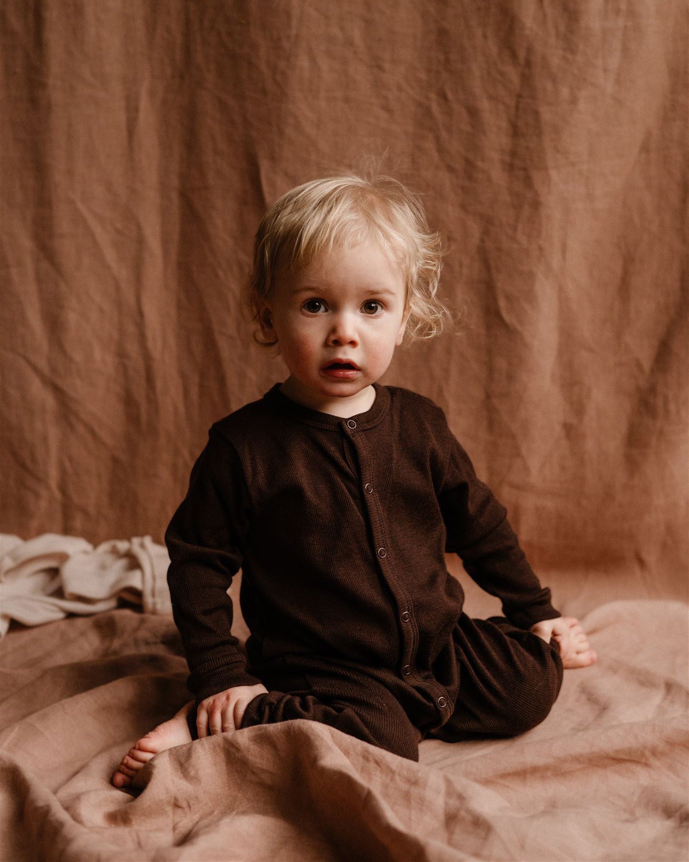 Unaduna Wollen jumpsuit 2 in 1 feet - kladdkaka3